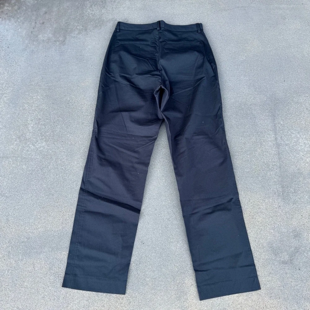 Banana Republic Mens Stretch Chino Pants Navy Blue Straight Leg 31R